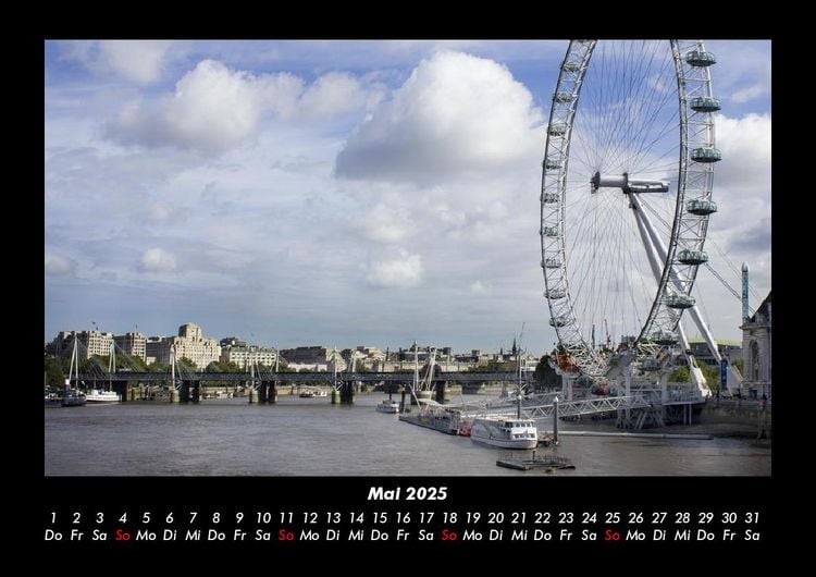 Produktbild: London 2025 Fotokalender DIN A3
