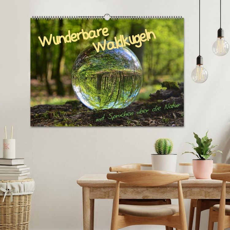 Produktbild: Wunderbare Waldkugeln (Wandkalender 2026 DIN A2 quer), CALVENDO Monatskalender
