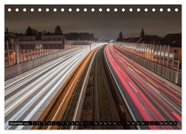 Produktbild: Essen bei Nacht (Tischkalender 2026 DIN A5 quer), CALVENDO Monatskalender