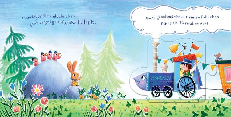 Produktbild: Neues von Henriette Bimmelbahn - ein Puzzlebuch