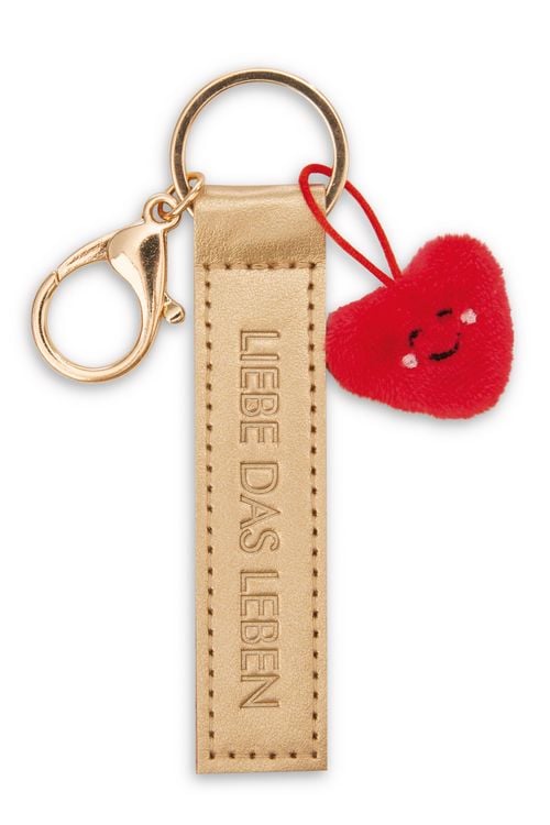 Produktbild: Schl&uuml;sselanh&auml;nger Liebe das Leben Kunstlederband