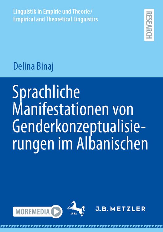 Produktbild: Sprachliche Manifestationen von Genderkonzeptualisierungen im Albanischen
