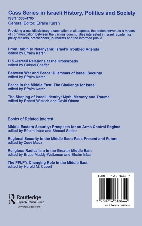 Produktbild: Israel at the Polls, 1996