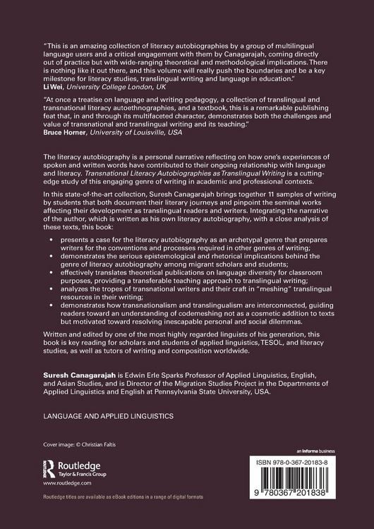 Produktbild: Transnational Literacy Autobiographies as Translingual Writing
