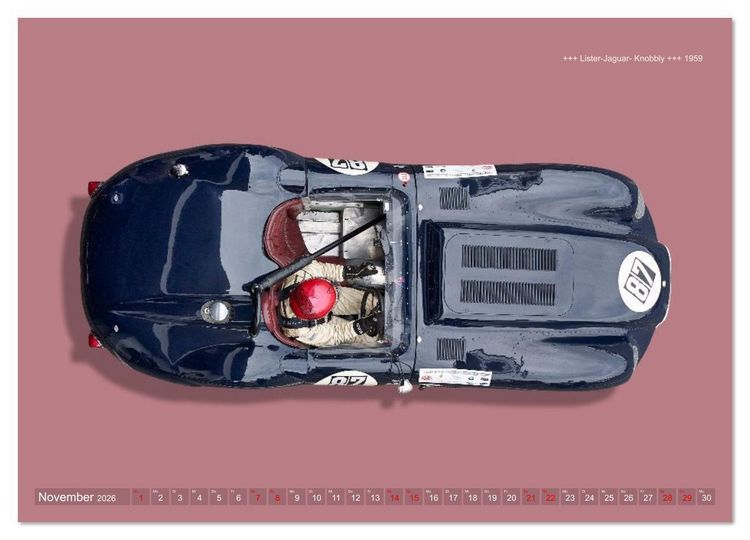 Produktbild: Two-Seater Racing Cars 1950-1960 (Wandkalender 2026 DIN A2 quer), CALVENDO Monatskalender