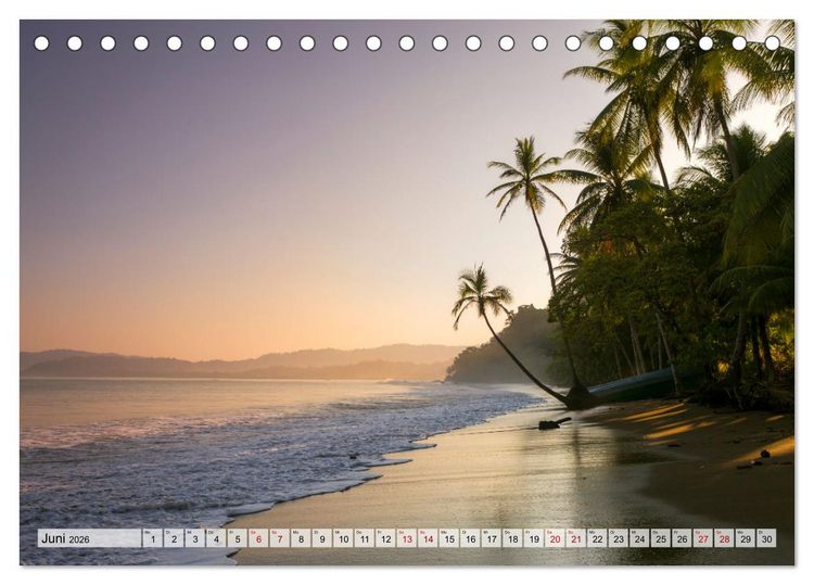 Produktbild: Costa Rica - Tierwelt und Landschaften (Tischkalender 2026 DIN A5 quer), CALVENDO Monatskalender
