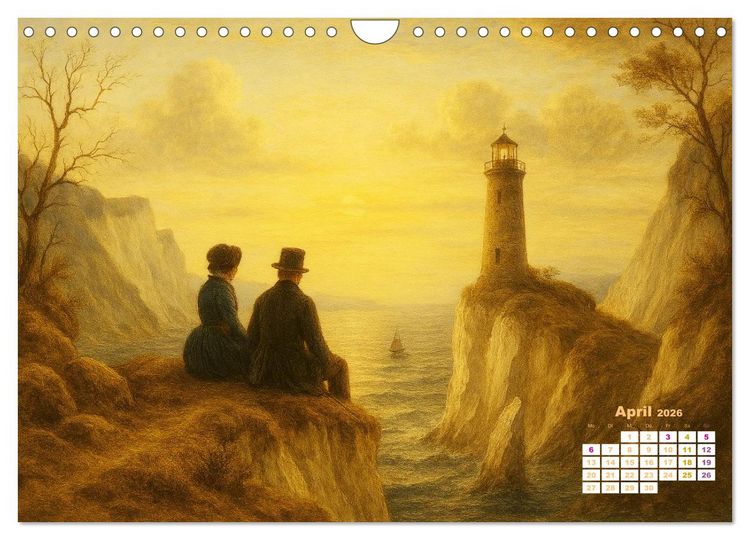 Produktbild: Im Licht der Sehnsucht - Romantische Landschaften (Wandkalender 2026 DIN A4 quer), CALVENDO Monatskalender