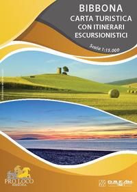 Produktbild: Bibbona. Carta turistica con itinerari escursionistici. Scala 1:15.000