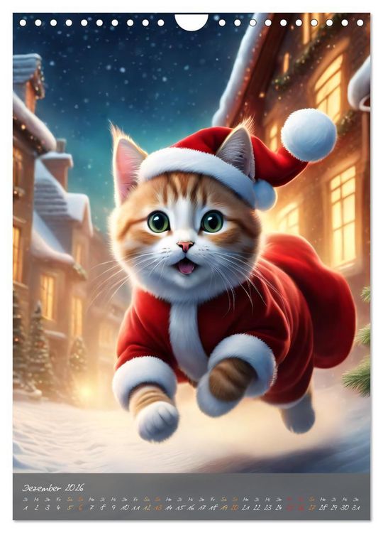 Produktbild: S&uuml;&szlig;e flauschige Katzen (Wandkalender 2026 DIN A4 hoch), CALVENDO Monatskalender