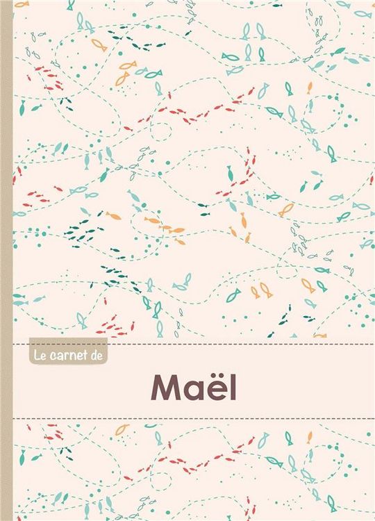 Produktbild: Carnet mael lignes,96p,a5 poissons