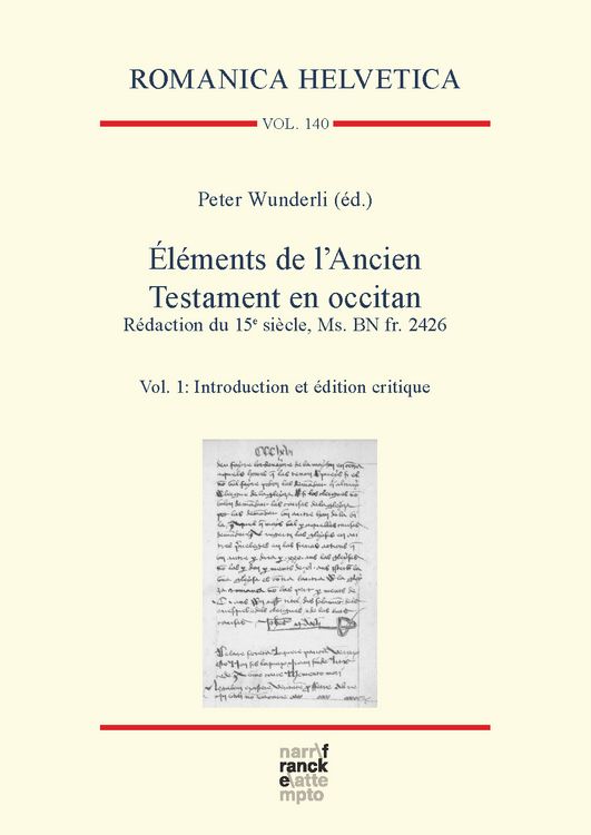 Produktbild: &Eacute;l&eacute;ments de l&rsquo;Ancien Testament en occitan. R&eacute;daction du 15e si&egrave;cle, Ms. BN fr. 2426