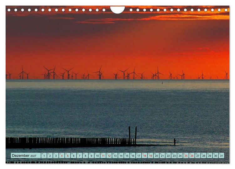 Produktbild: Magische K&uuml;ste Zeeland (Wandkalender 2027 DIN A4 quer), CALVENDO Monatskalender