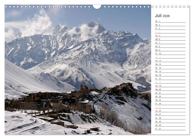 Produktbild: Nepal (Wandkalender 2026 DIN A3 quer), CALVENDO Monatskalender