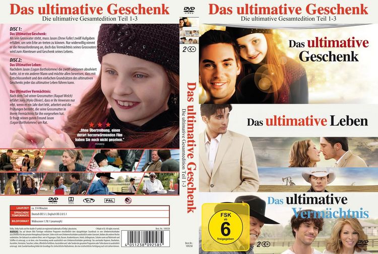 Produktbild: Das Ultimative Geschenk - Die ultimative Gesamtedition Teil 1-3 [2 DVDs]