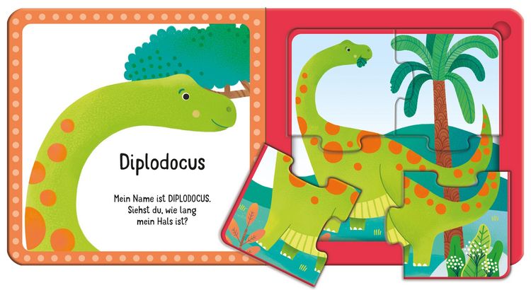 Produktbild: Mein allererstes Buch zum Puzzeln: Dinosaurier