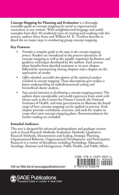 Produktbild: Concept Mapping for Planning and Evaluation
