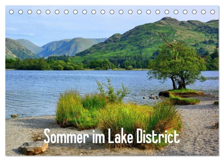 Produktbild: Sommer im Lake District (Tischkalender 2026 DIN A5 quer), CALVENDO Monatskalender