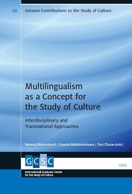 Produktbild: Multilingualism as a Concept for the Study of Culture