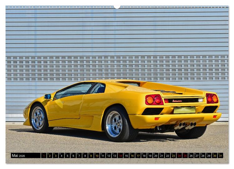 Produktbild: Der Teufel tr&auml;gt Gelb - Lamborghini Diablo (Wandkalender 2026 DIN A2 quer), CALVENDO Monatskalender