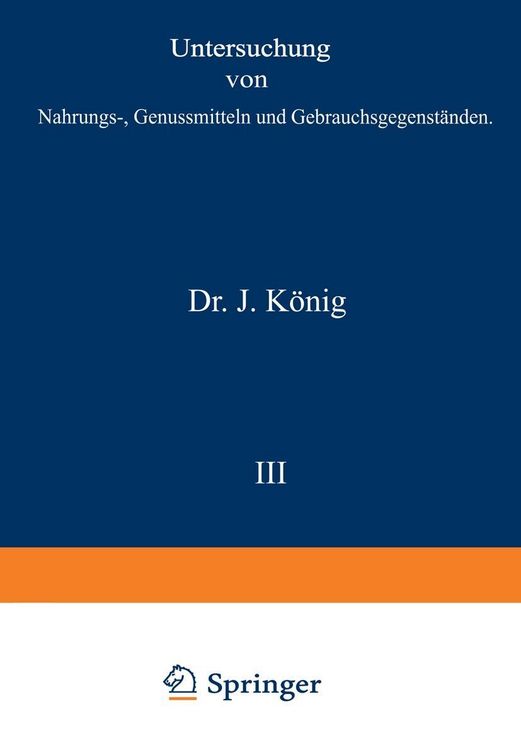 Produktbild: Untersuchung von Nahrungs-, Genussmitteln und Gebrauchsgegenst&auml;nden