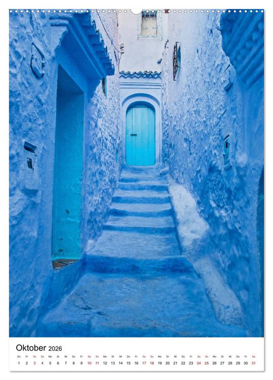 Produktbild: Marokko - Chefchaouen (hochwertiger Premium Wandkalender 2026 DIN A2 hoch), Kunstdruck in Hochglanz