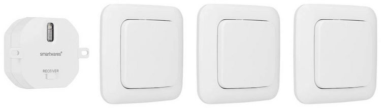 Produktbild: Smartwares SH4-99567 FSK 433MHz Funk-Wandschalter SH4-99567