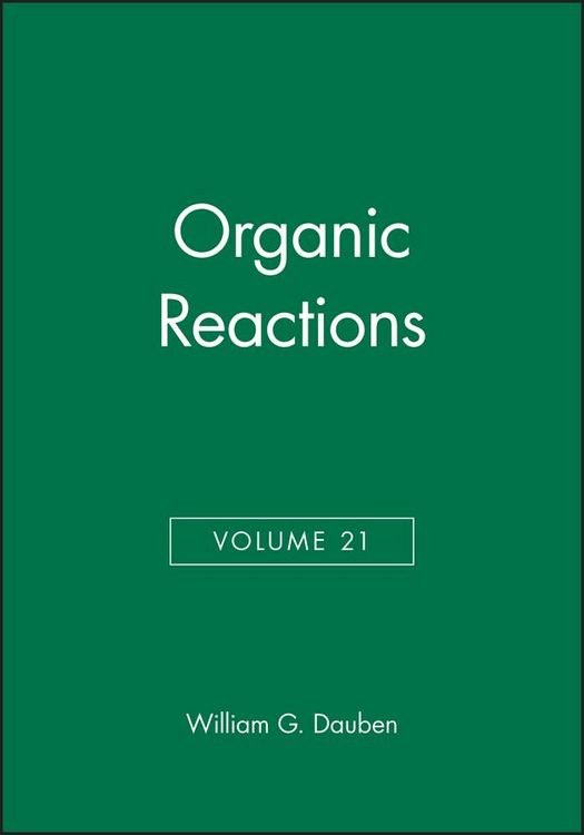 Produktbild: Organic Reactions, Volume 21