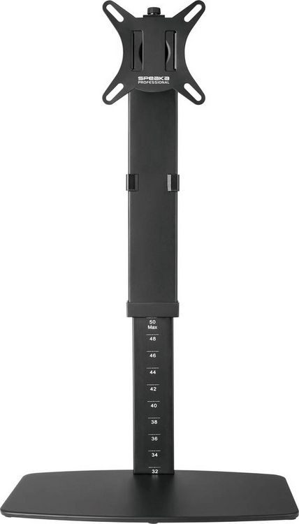 Produktbild: SpeaKa Professional SP-TMS-200 Monitor-Standfu&szlig; 1 Display(s) 43,2 cm (17") - 81,3 cm (32") Schwarz H&ouml;henverstellbar, Neigbar, Schwenkbar