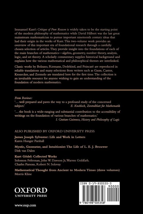 Produktbild: From Kant to Hilbert Volume 1