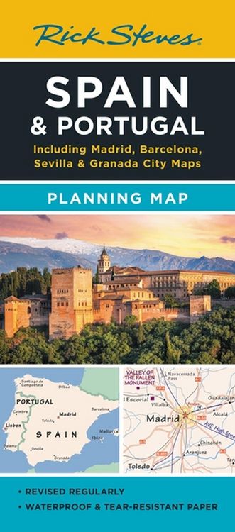 Produktbild: Rick Steves Spain & Portugal Planning Map
