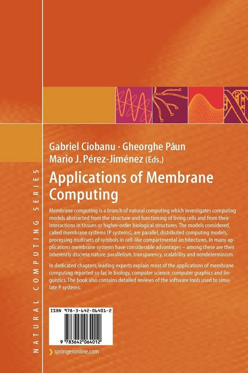 Produktbild: Applications of Membrane Computing
