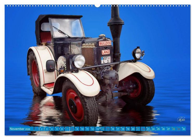 Produktbild: Traktor - Oldtimer (hochwertiger Premium Wandkalender 2026 DIN A2 quer), Kunstdruck in Hochglanz