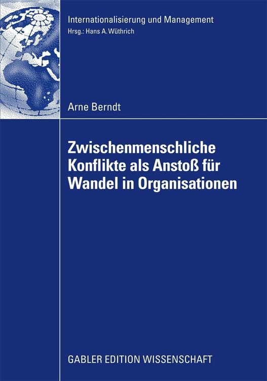 Produktbild: Zwischenmenschliche Konflikte als Ansto&szlig; von Wandel in Organisationen