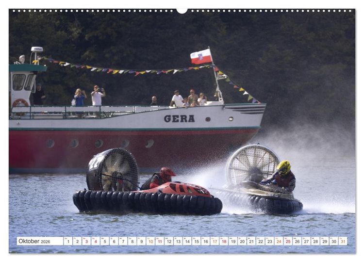 Produktbild: Hovercraft Formel 1 Weltmeisterschaft (hochwertiger Premium Wandkalender 2026 DIN A2 quer), Kunstdruck in Hochglanz