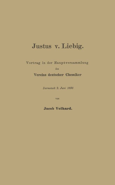 Produktbild: Justus v. Liebig