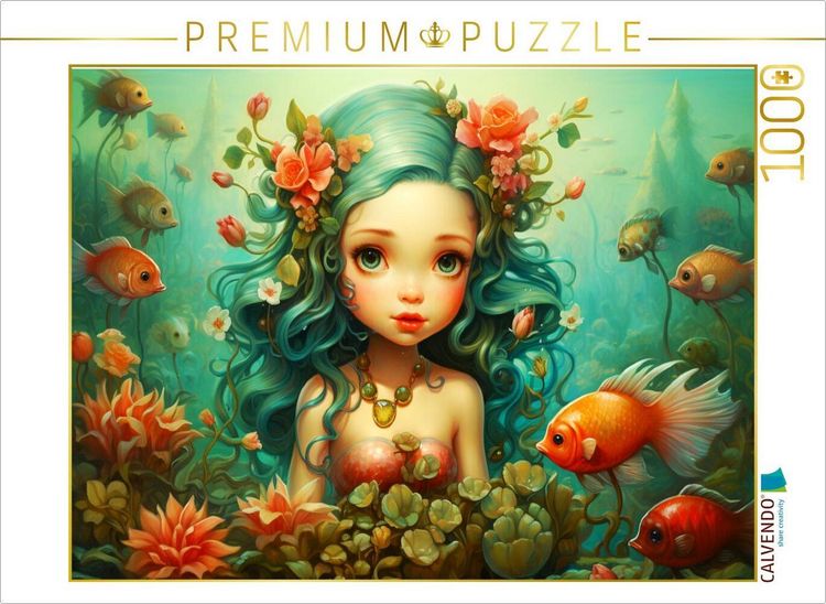 Produktbild: CALVENDO Puzzle Meerjungfrau | 1000 Teile Lege-Gr&ouml;&szlig;e 64x48cm Foto-Puzzle f&uuml;r gl&uuml;ckliche Stunden