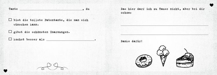 Produktbild: Was ich an dir liebe, Patentante &ndash; Version f&uuml;r Kinder