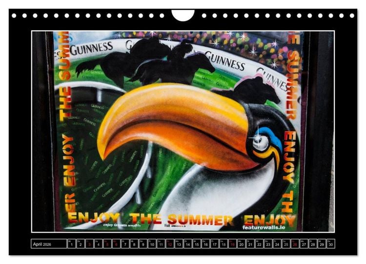 Produktbild: Sl&aacute;inte IRLAND - Pubmalereien (Wandkalender 2026 DIN A4 quer), CALVENDO Monatskalender