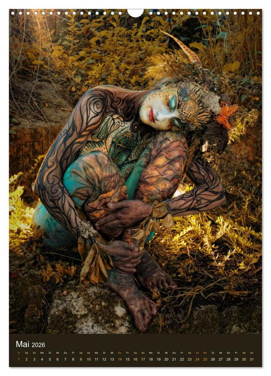 Produktbild: Bodypainting Adventures (Wandkalender 2026 DIN A3 hoch), CALVENDO Monatskalender