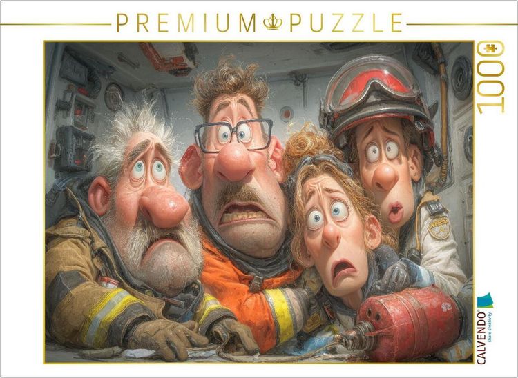 Produktbild: CALVENDO Puzzle Oh,Je der Chef hat's geh&ouml;rt, Bewerbung f&uuml;r die Putzschicht l&auml;uft | 1000 Teile Lege-Gr&ouml;&szlig;e 64x48cm Foto-Puzzle f&uuml;r gl&uuml;ckliche Stunden