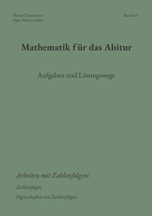 Produktbild: Mathematik f&uuml;r das Abitur