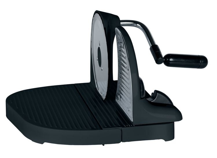 Produktbild: Brotschneidemaschine Schwarz, inkl. Restehalter