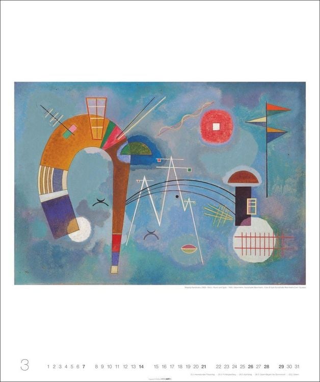 Produktbild: Wassily Kandinsky Edition Kalender 2027