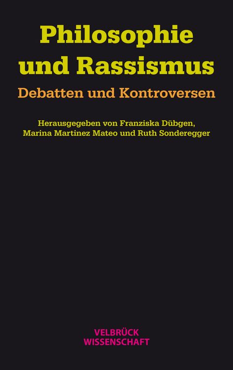 Produktbild: Philosophie und Rassismus
