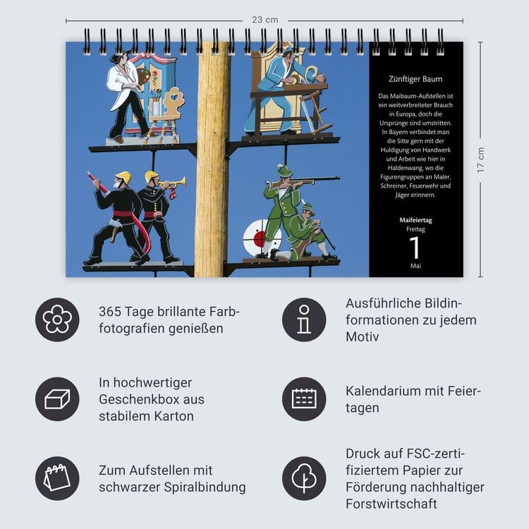 Produktbild: Eine Reise durch Deutschland Premiumkalender 2026 - 365 faszinierende Fotografien