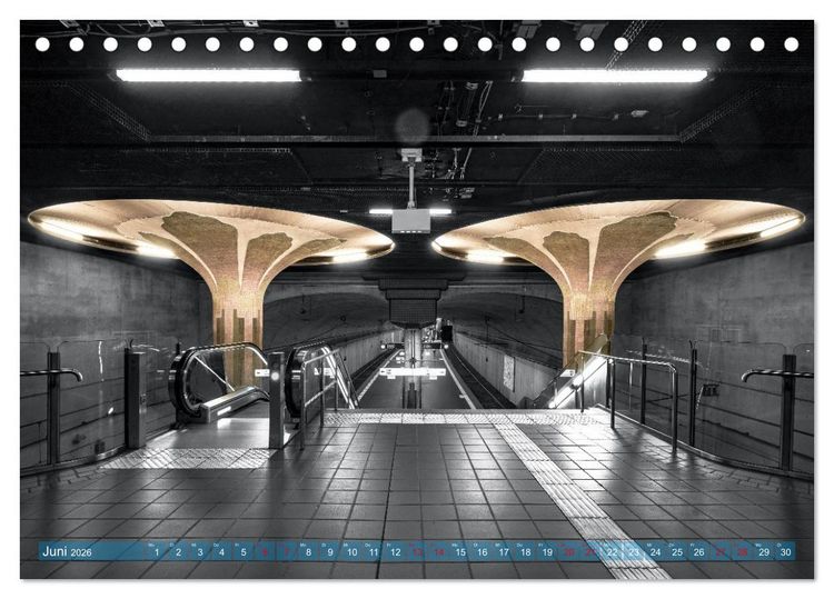 Produktbild: MAINHATTEN architektur kunst (Tischkalender 2026 DIN A5 quer), CALVENDO Monatskalender