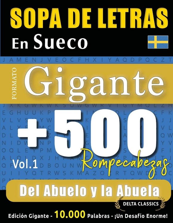 Produktbild: Sopa De Letras En Sueco Formato Gigante