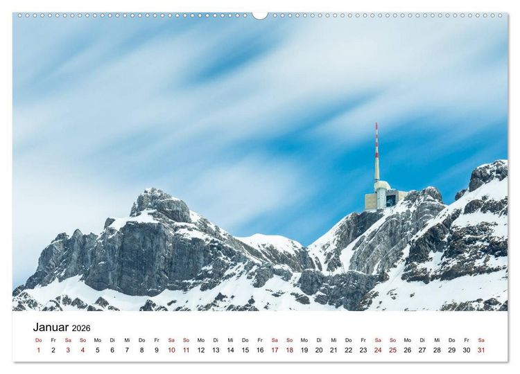 Produktbild: Faszination S&auml;ntis (Wandkalender 2026 DIN A2 quer), CALVENDO Monatskalender
