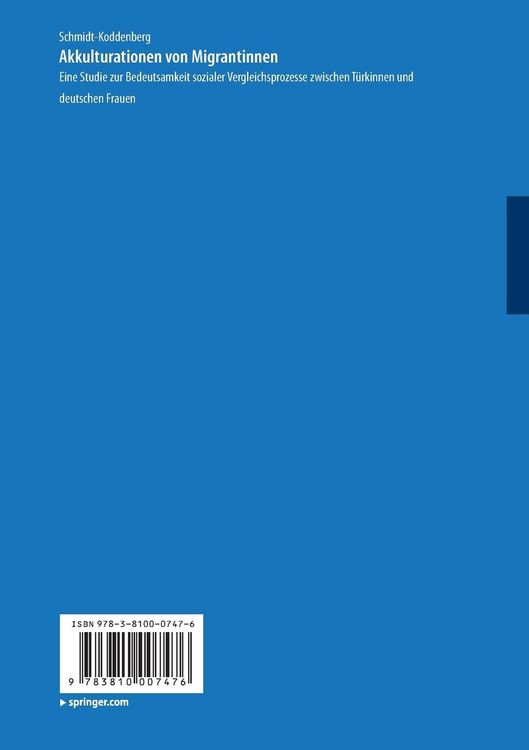 Produktbild: Akkulturation von Migrantinnen