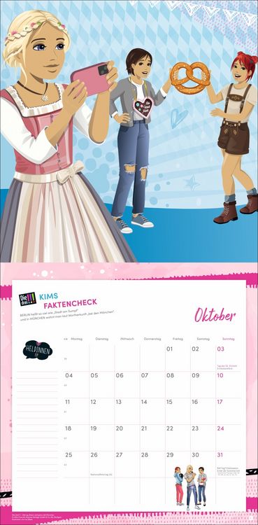 Produktbild: Die drei !!! Broschurkalender 2027